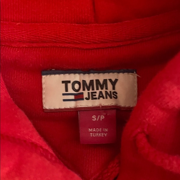 Tommy Hilfiger Red Tommy Jeans Pullover Hoodie - Picture 2 of 7